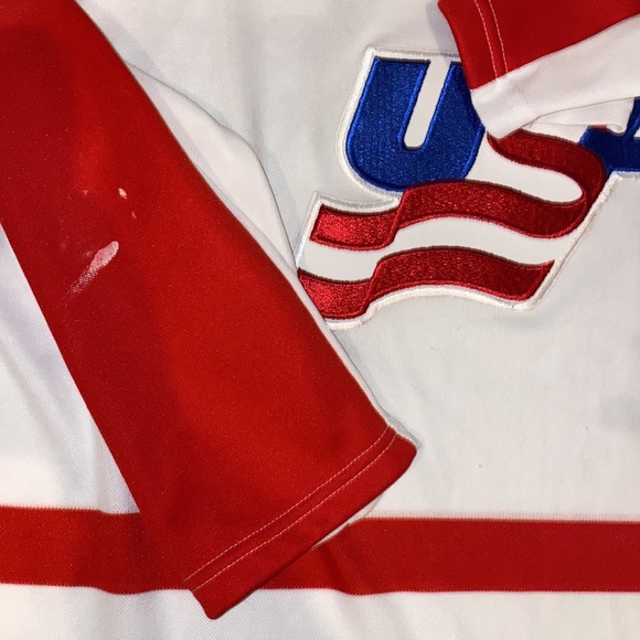 Vintage 90’s CCM USA 🇺🇸 Olympics Hockey Jersey made in U.S.A. - Picture 6 of 6